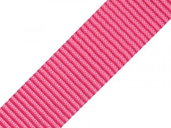 Gurtband Uni 40 mm breit Rosa